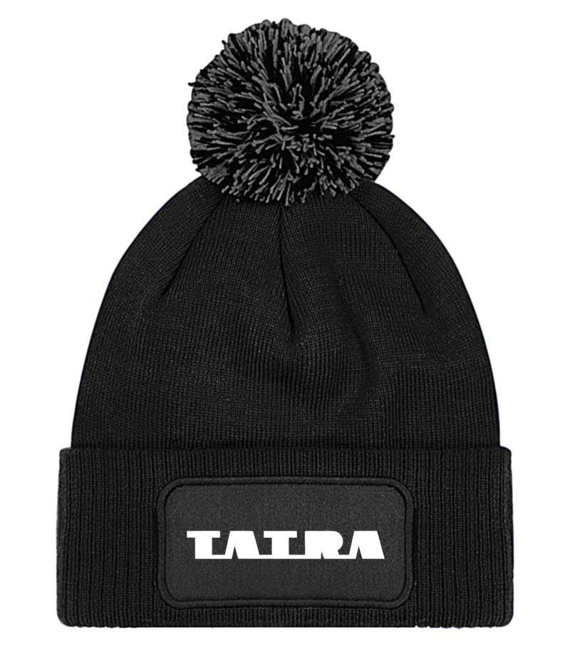 Zimná čiapka s motívom Tatra, bordová