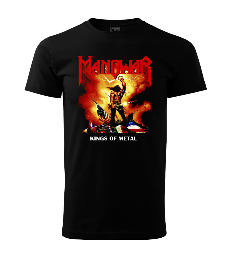 Dámske tričko Manowar, S, čierna