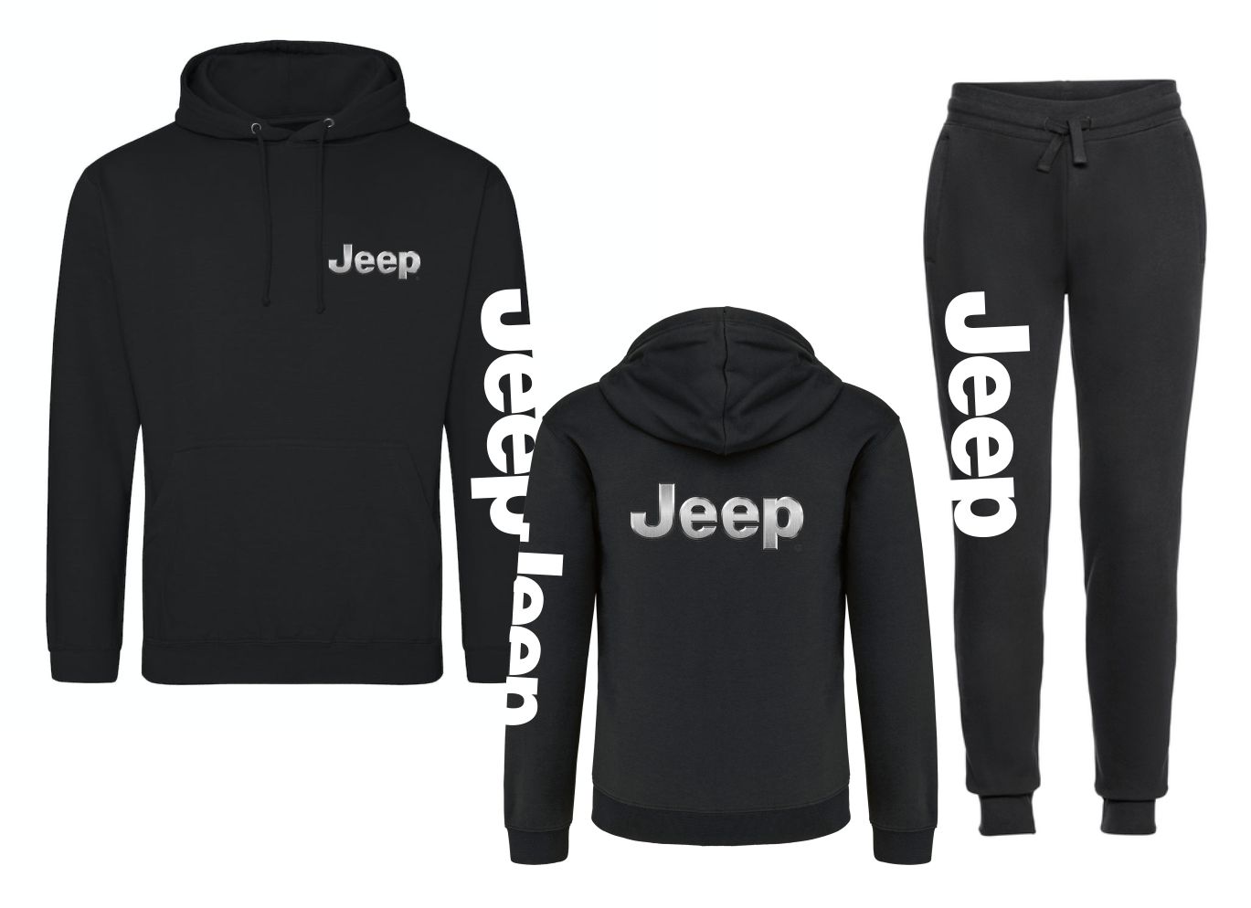 Tepláková súprava s motívom Jeep,M- Výpredaj
