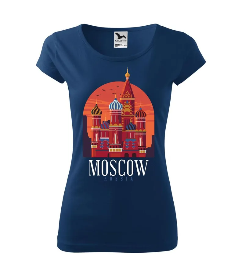 Dámske tričko Moskow, S, citrónová - Výpredaj