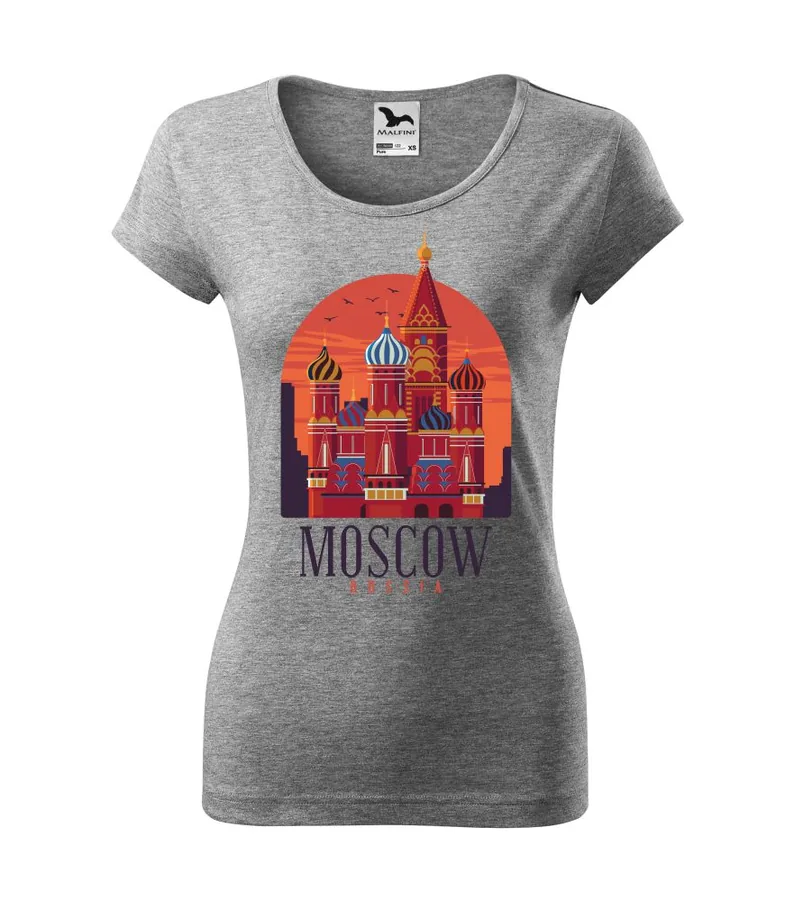 Dámske tričko Moskow, S, citrónová - Výpredaj