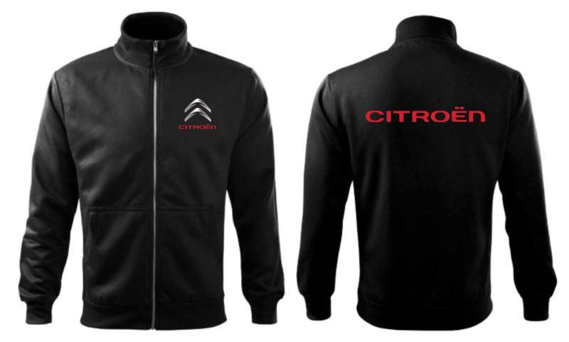 Zipsová mikina Citroen, M, kr.modrá- Výpredaj