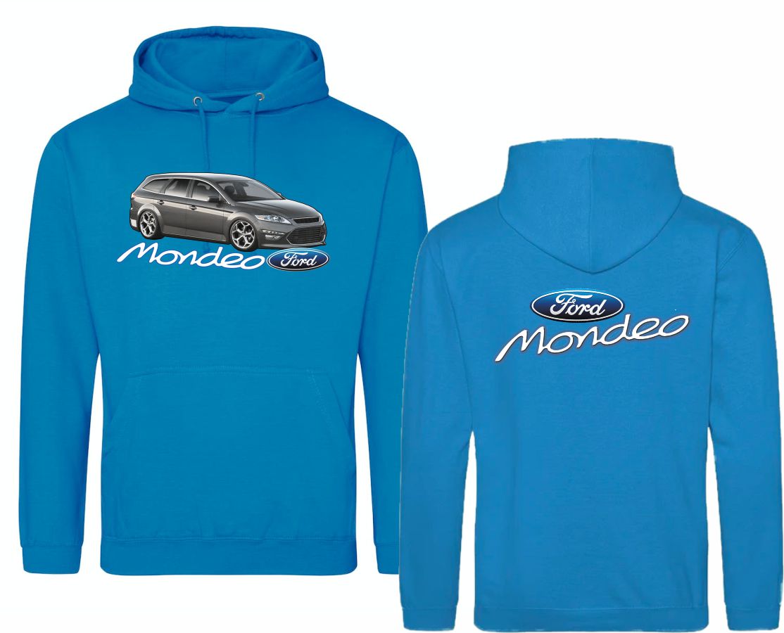 Mikina s kapucnou Ford Mondeo, XS, žltá - Výpredaj