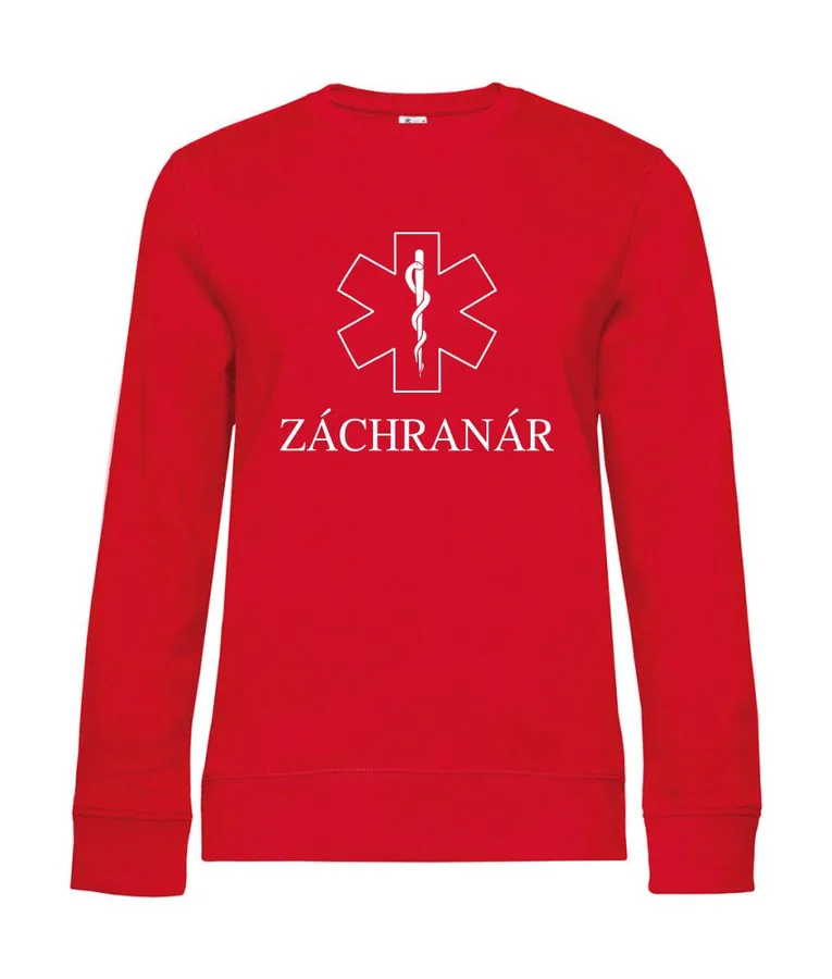 Dámska bez kapuce Záchranár, XXL, tmavomodrá- Výpredaj