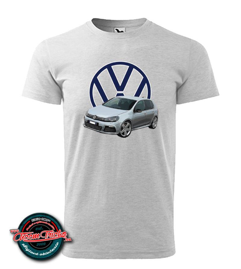 Tričko Volkswagen Golf 6, čierna, S- Výpredaj