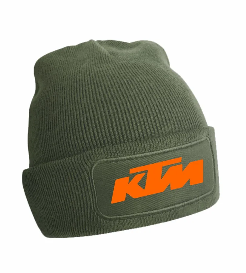 Zimná čiapka s motívom KTM Béžová