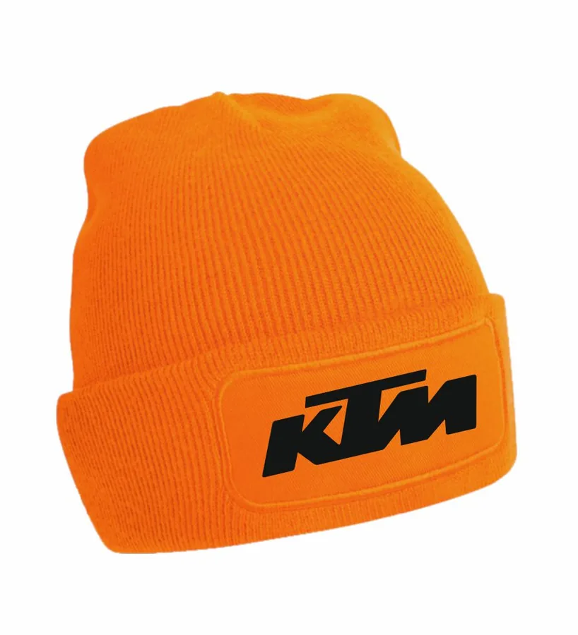 Zimná čiapka s motívom KTM Béžová