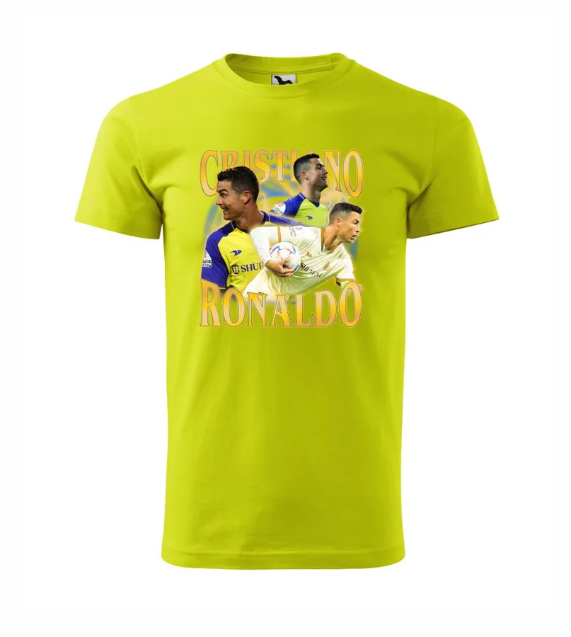 Tričko Cristiano Ronaldo S, Čierna- Výpredaj