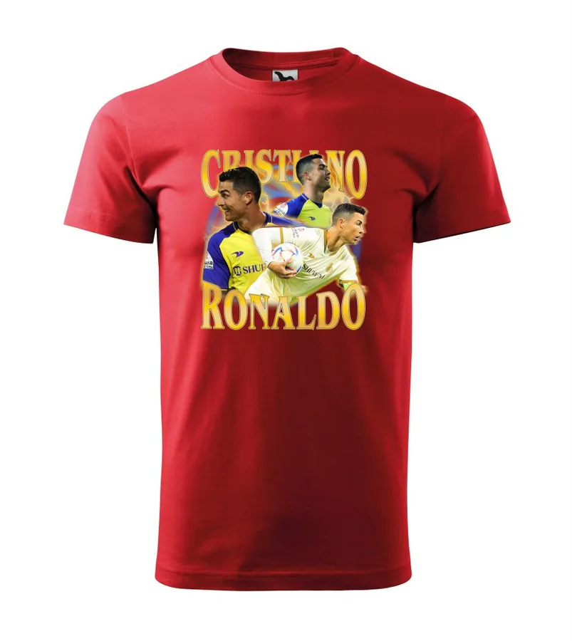 Tričko Cristiano Ronaldo S, Čierna- Výpredaj