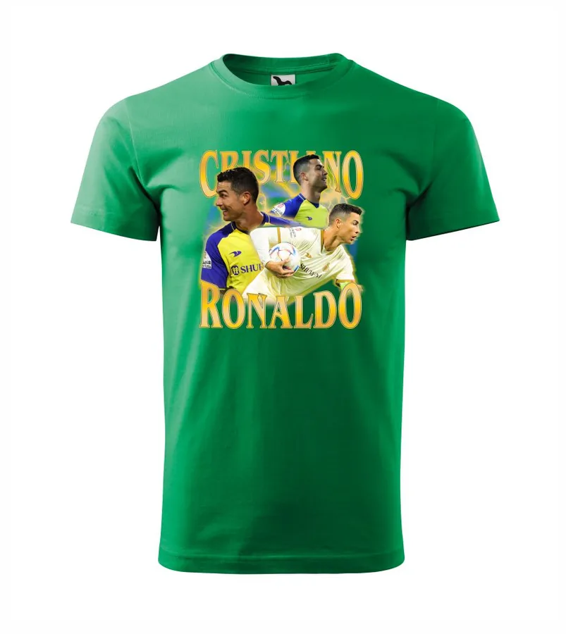 Tričko Cristiano Ronaldo S, Čierna- Výpredaj