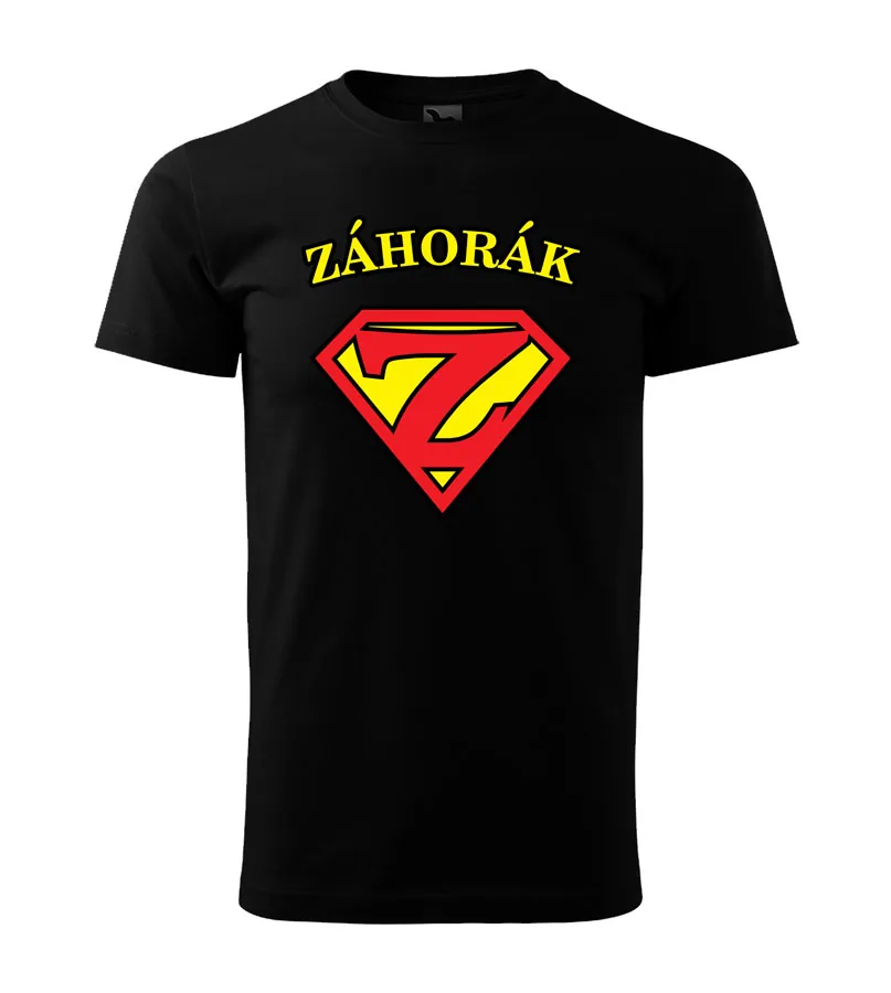 Tričko Záhorák  XS, Čierna, Pánsky-Výpredaj