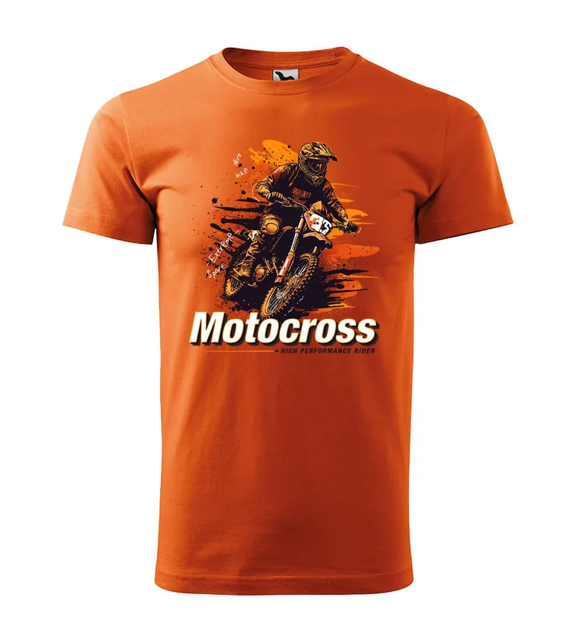 Tričko Motocross high performance 5XL - iba čierne - Výpredaj