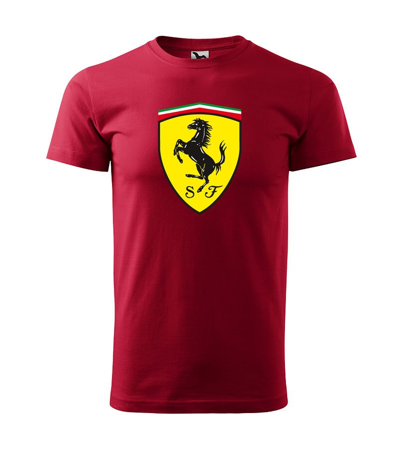 Pánske tričko s potlačou Ferrari 2 velkost - 2XL- Výpredaj