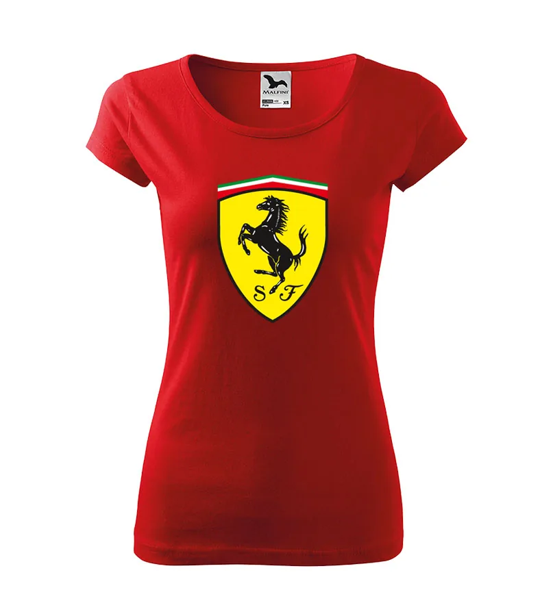 Pánske tričko s potlačou Ferrari 2 velkost - 2XL- Výpredaj