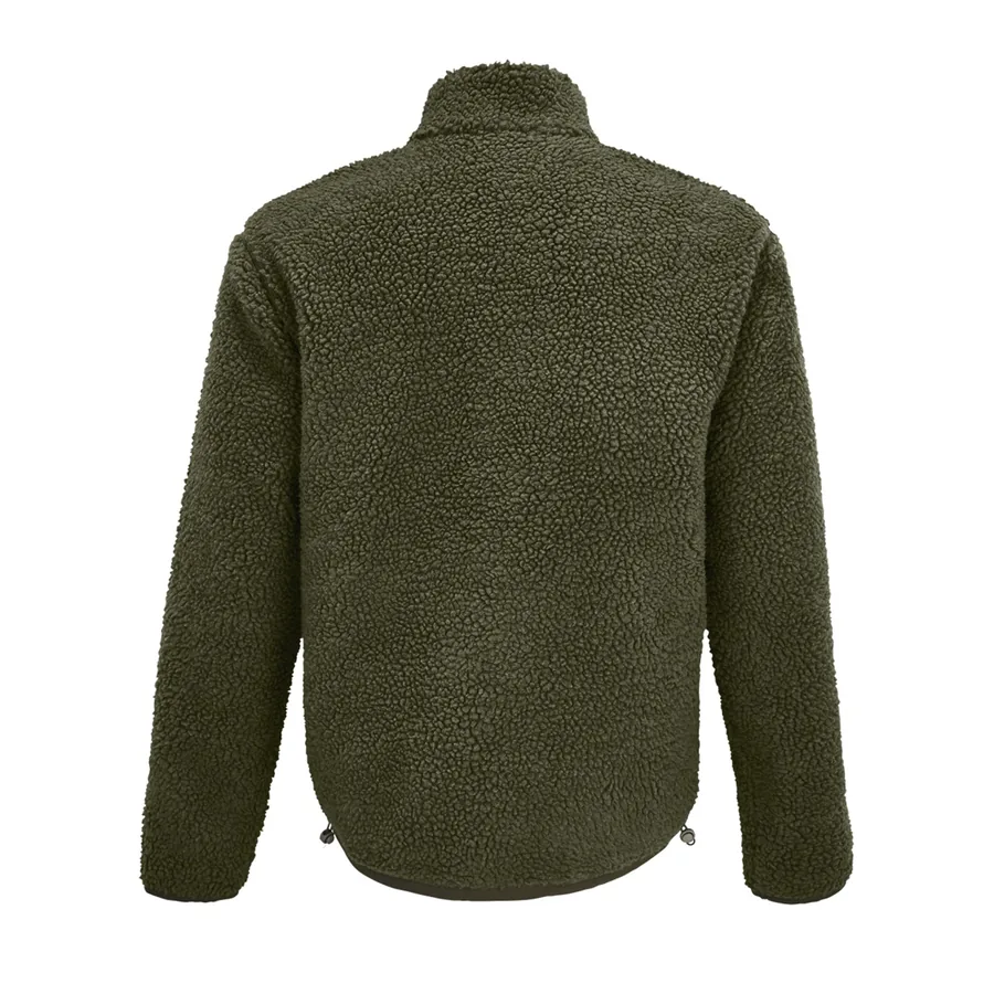 Teplá fleece bunda pre poľovníka s potlačou jeleňa 2 - XS- Výpredaj