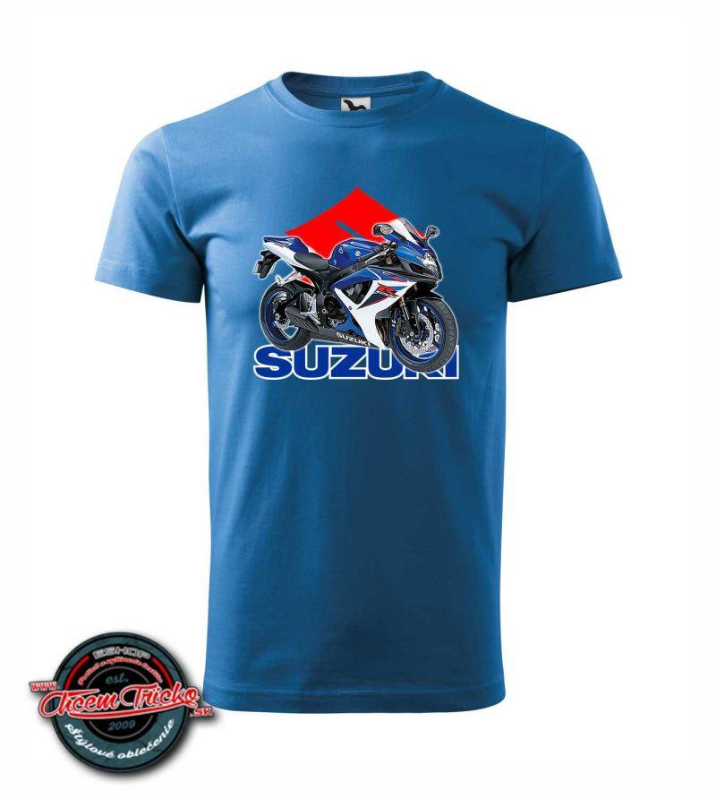 Tričko s potlačou Suzuki GSXR vel.-XS, Čierna - Výpredaj