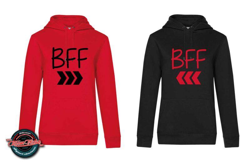 Mikiny BFF red ,M/black, L