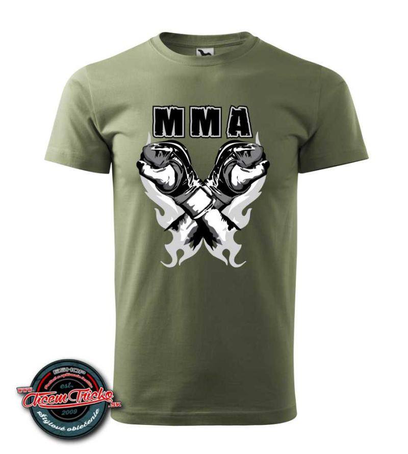 Tričko s potlačou MMA