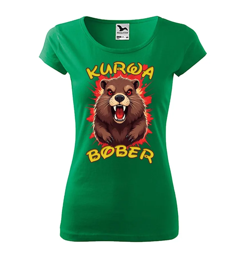 Vtipné dámske tričko Kurwa Bober