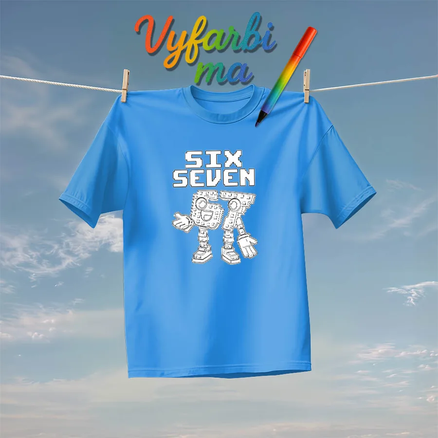 Vyfarbovacie detské tričko Six Seven