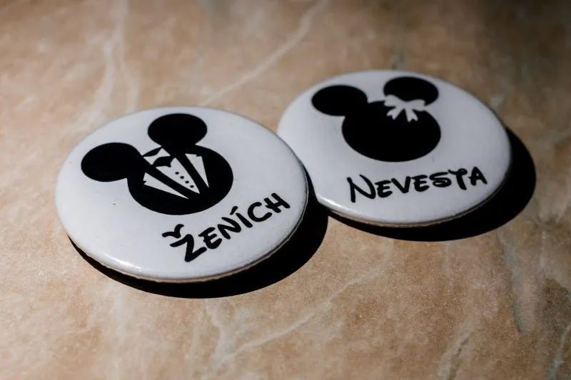 Odznak Ženích mickey