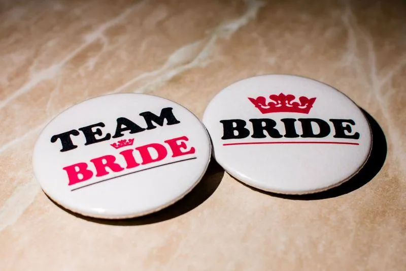 Odznak Team Bride