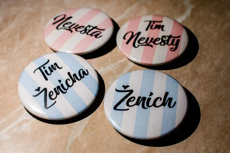 Odznak Tím Ženícha retro