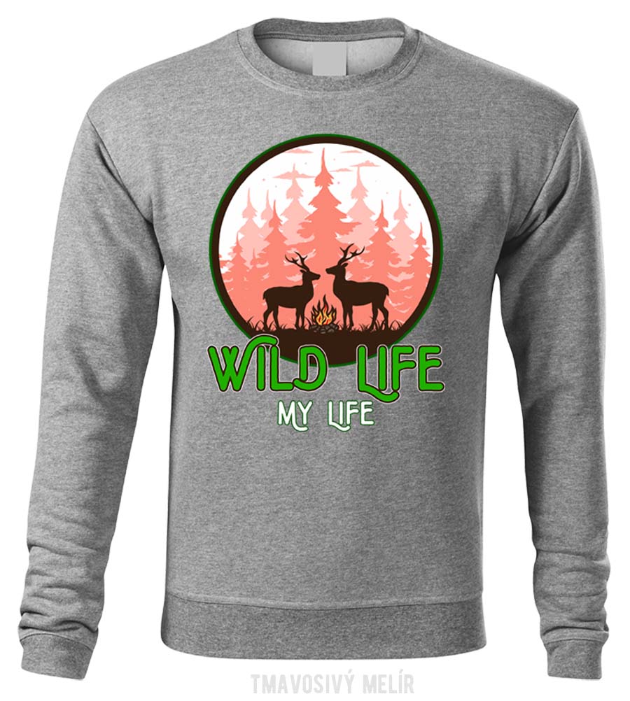 Mikina pre poľovníka Wild Life - My Life