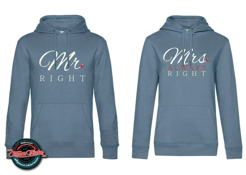 Mikiny MR right & MRS always right