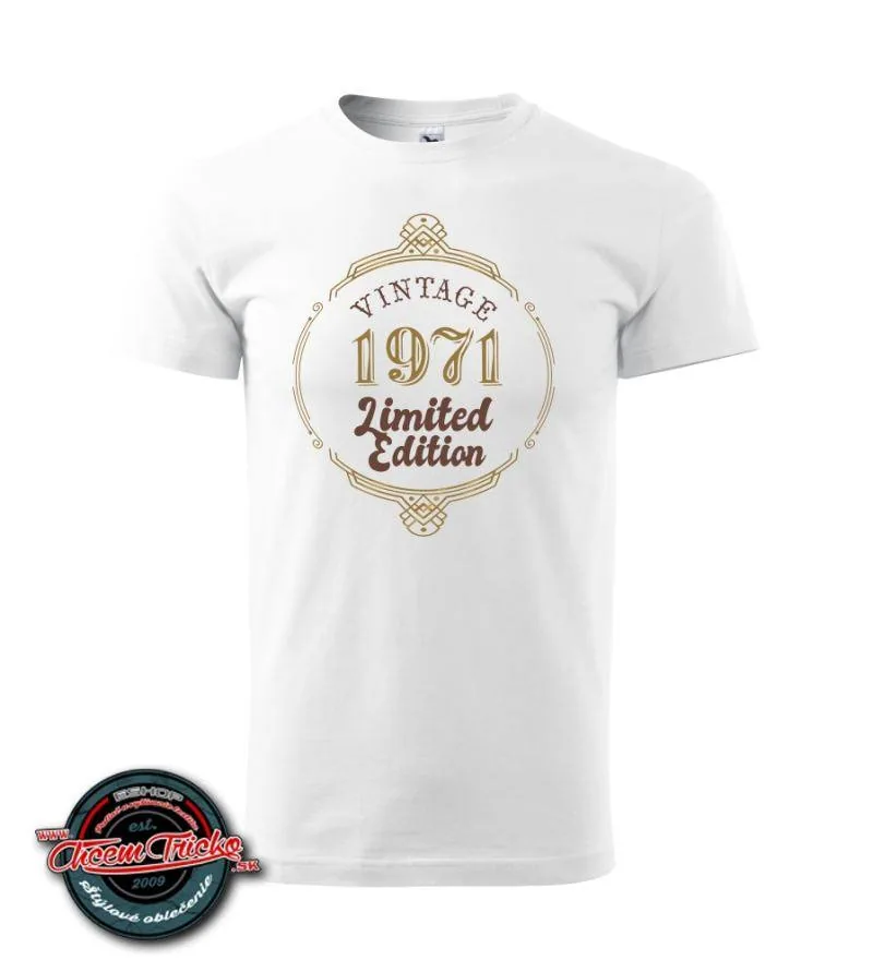 Narodeninové tričko s potlačou Vintage Limited Edition