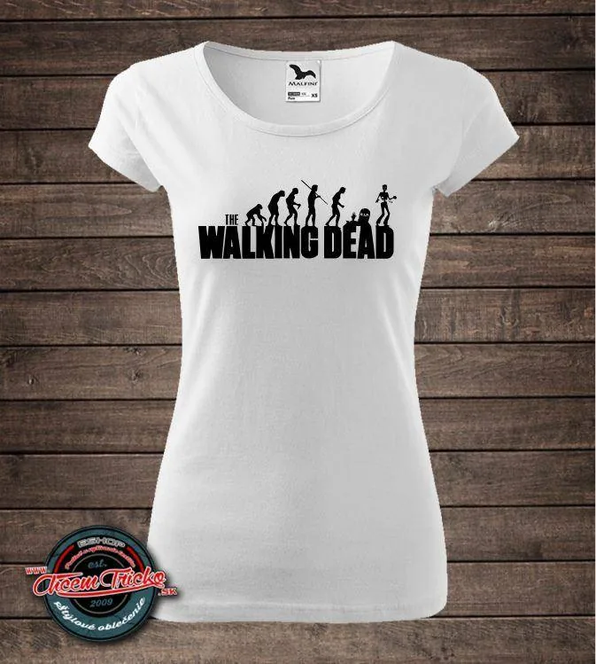 Dámske / pánske tričko s nápisom The walking dead