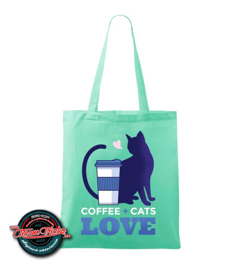 Taška Coffee and Cat Love