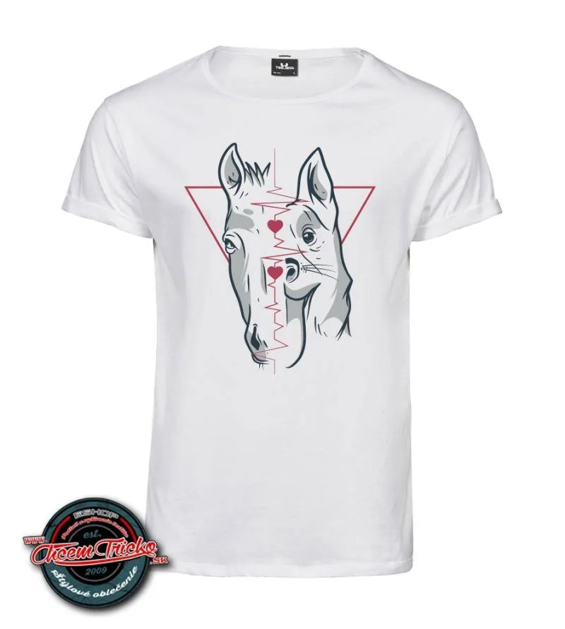 Pánske / dámske tričko Horse and Dog
