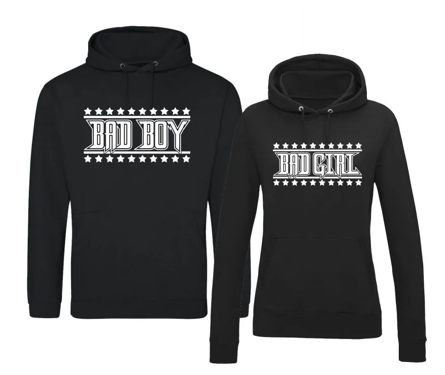 Mikiny pre páry Bad Boy / Bad Girl