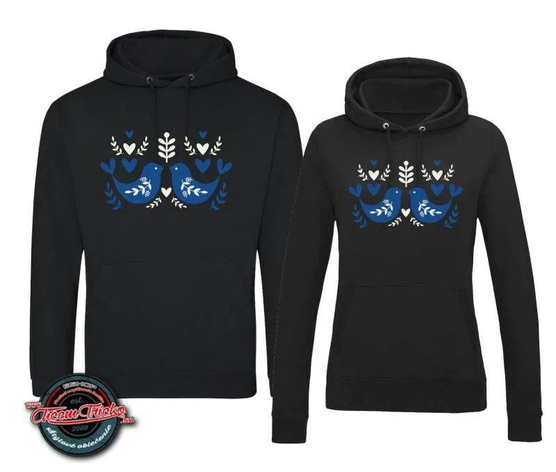 Set párových mikín Vtačíky