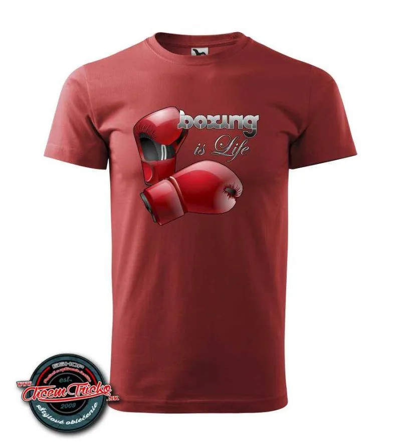 Tričko s potlačou Boxing is Life