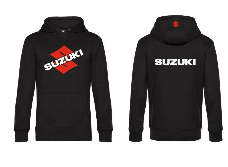 Kapucová mikina s potlačou Suzuki