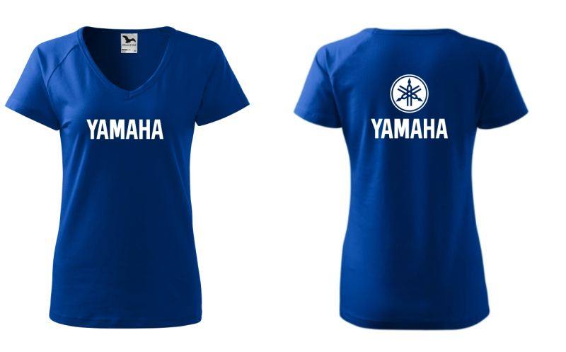 Dámske tričko s potlačou Yamaha 4