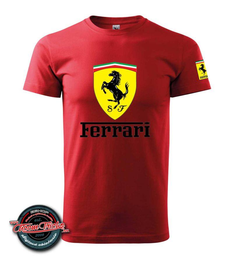 Tričko s potlačou Ferrari
