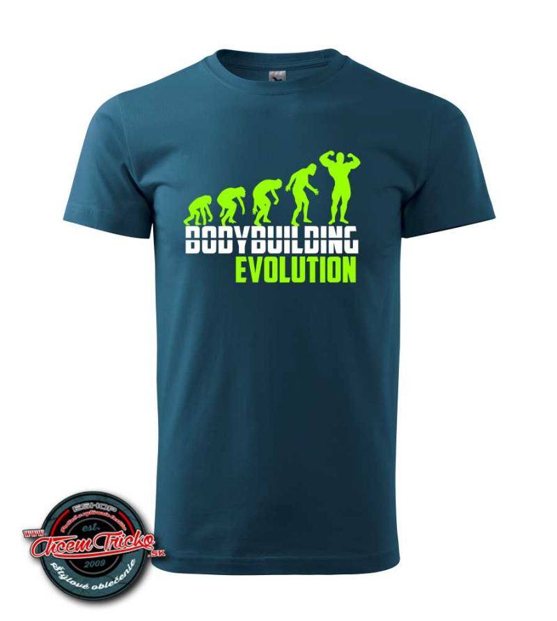 Tričko s potlačou Bodybuilding evolution