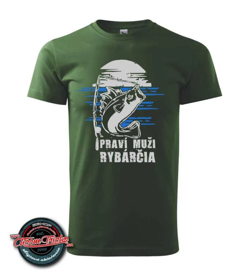 Tričko Praví muži rybárčia