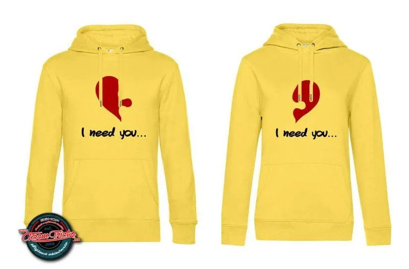 Kapucové Mikiny I need you