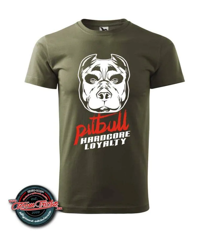 Tričko s potlačou Pittbull Hardcore loyalty