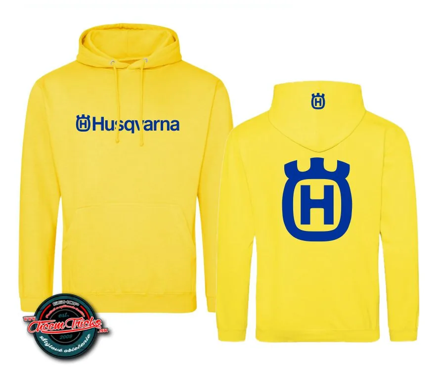 Mikina s motívom Husqvarna