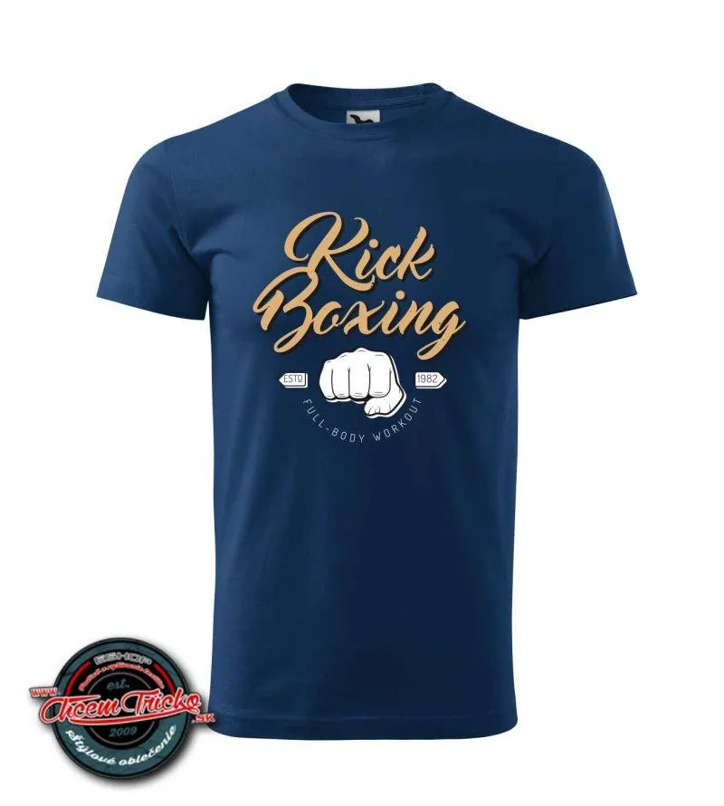 Tričko s potlačou Kick boxing