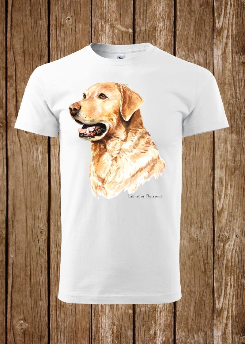 Dámske/pánske tričko s potlačou Labrador Retriever 1