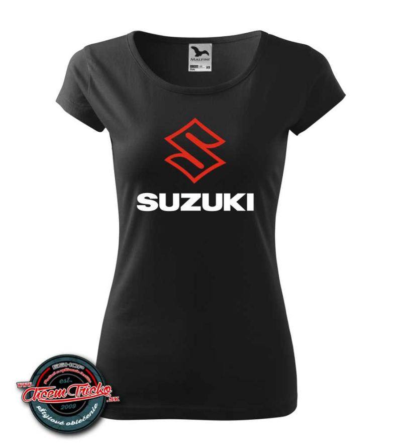 Dámske tričko s potlačou Suzuki