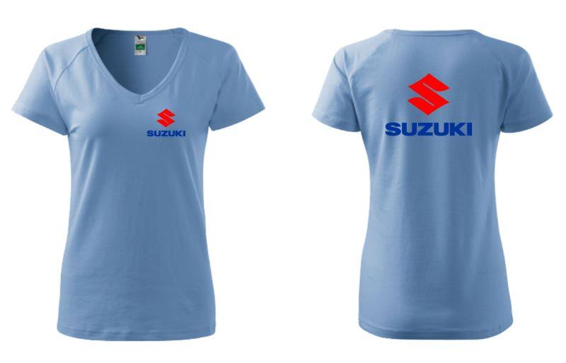 Dámske tričko s potlačou Suzuki 3