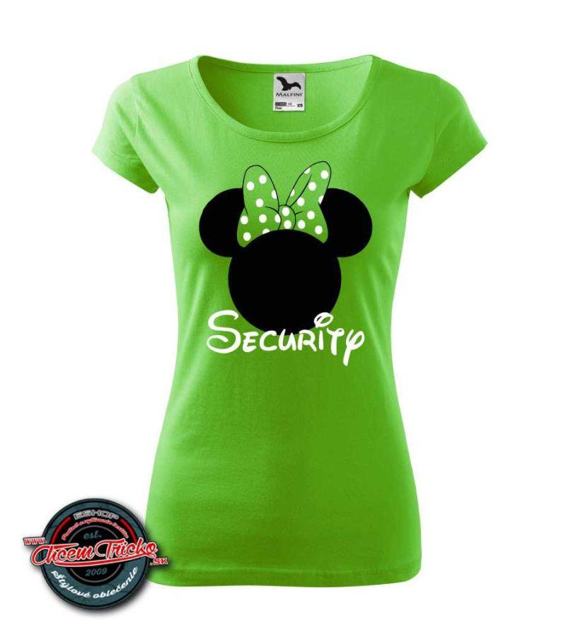 Tričko pre družičku Security Mickey 2