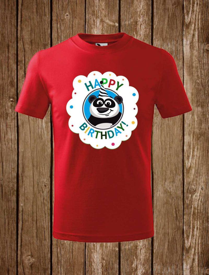 Tričko Birthday Panda